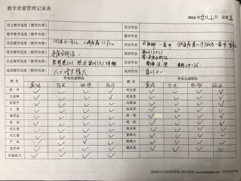 教学质量管理